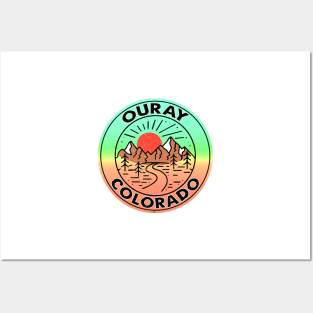 Ouray Colorado 4 x 4 ATV Hot Springs San Juan Mountains Posters and Art